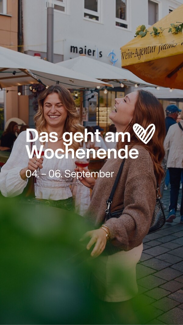 Gläser hoch auf ein schönes Spätsommerwochenende🍷☀️ hast du weitere Tipps? #reutlingen #nurlieben #reutlingentipps #weekendvibes